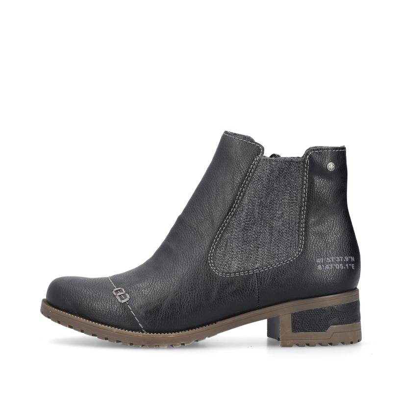 Rieker Artikelnummer 70354-00 Rieker Damen Chelsea Boots asphaltschwarz