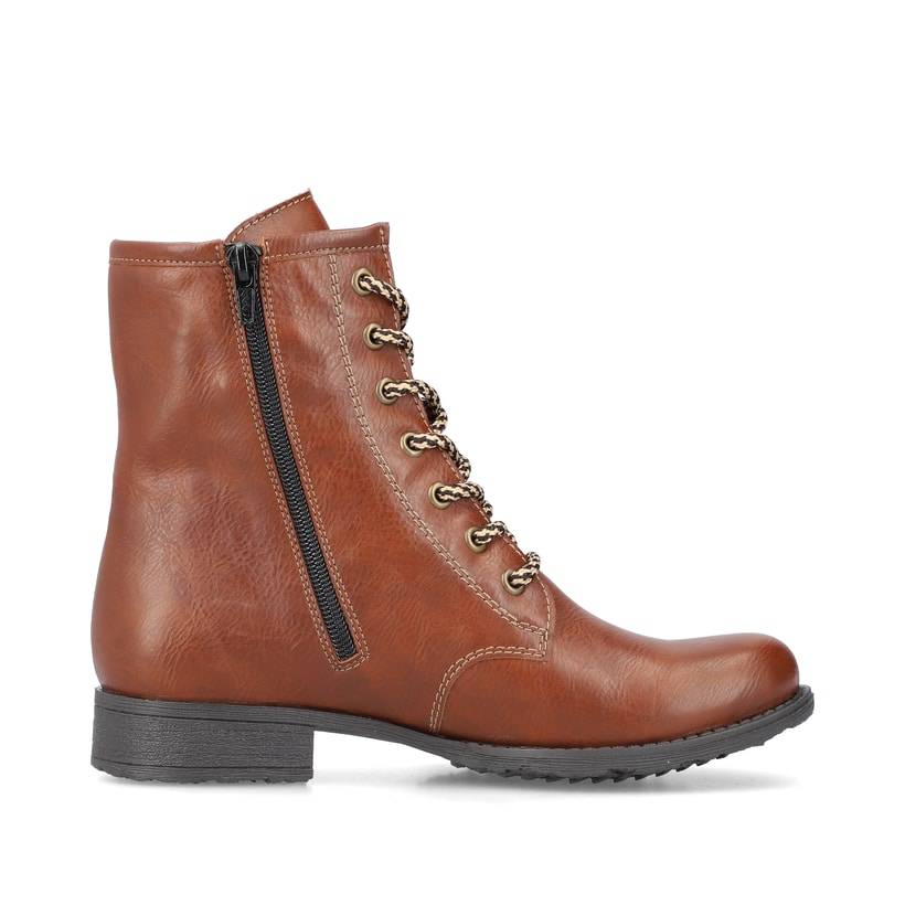 Rieker Artikelnummer 70810-24 Rieker Damen Schnürstiefel Fuchsbraun
