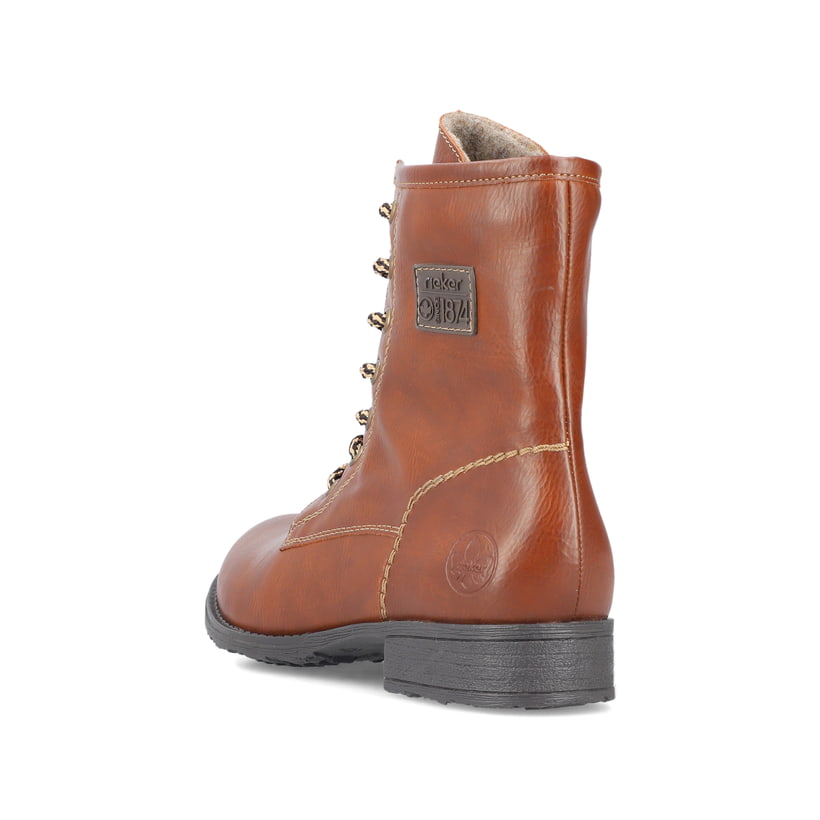 Rieker Artikelnummer 70810-24 Rieker Damen Schnürstiefel Fuchsbraun