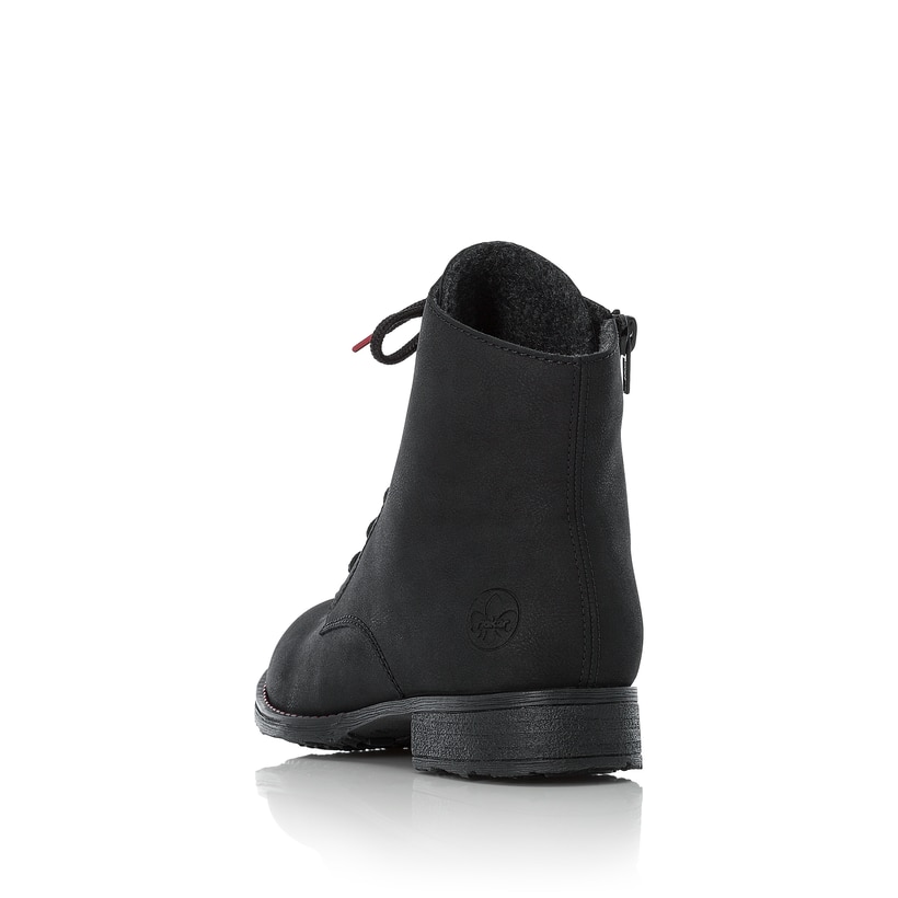 Rieker Artikelnummer 70821-00 Rieker Damen Schnürstiefel Graphitschwarz