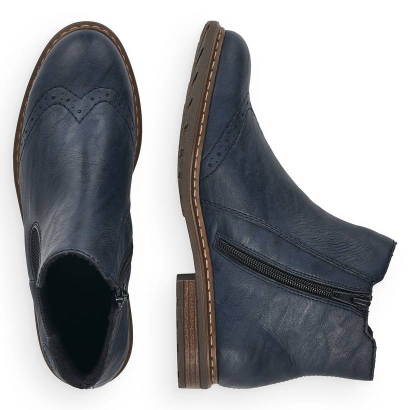 Rieker Artikelnummer 71072-14 Rieker Damen Chelsea Boots Marineblau