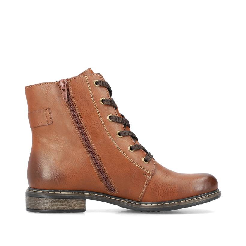 Rieker Artikelnummer 71202-24 Rieker Damen Schnürstiefel Kastanienbraun