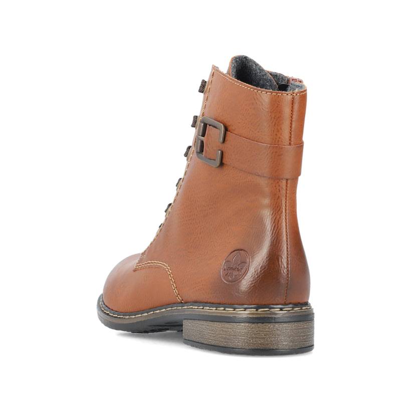 Rieker Artikelnummer 71202-24 Rieker Damen Schnürstiefel Kastanienbraun