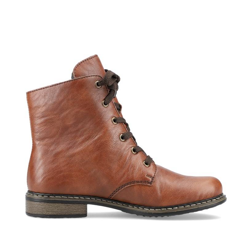Rieker Artikelnummer 71204-22 Rieker Damen Schnürstiefel Kastanienbraun