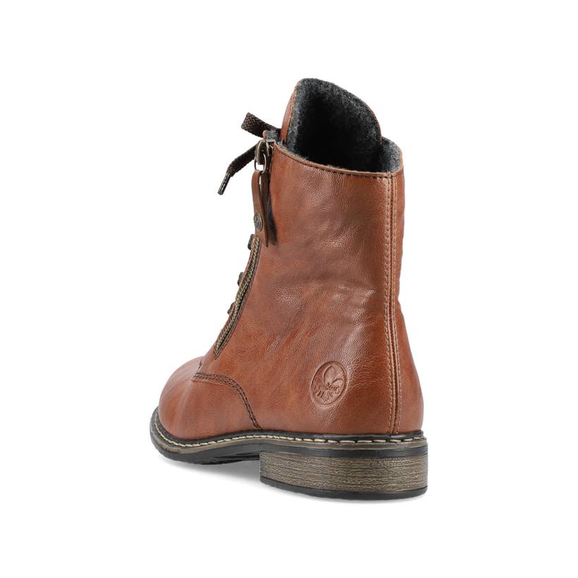Rieker Artikelnummer 71204-22 Rieker Damen Schnürstiefel Kastanienbraun