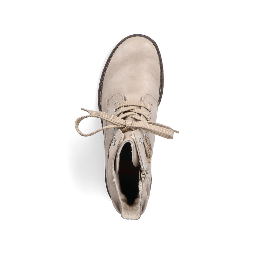 Rieker Artikelnummer 71218-62 Rieker Damen Schnürstiefel Vanillebeige