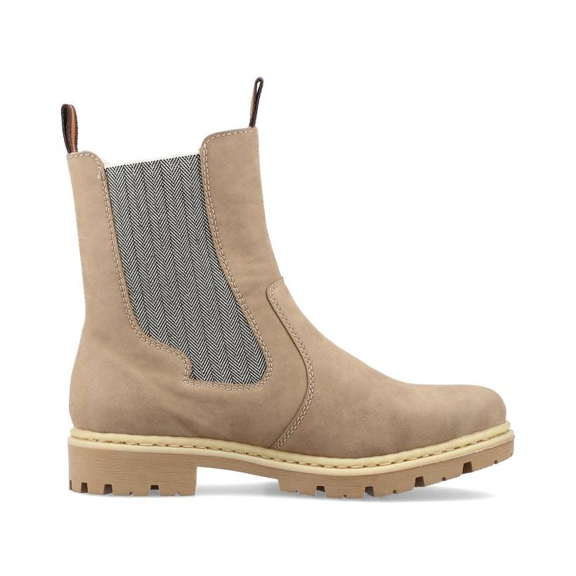 Rieker Artikelnummer 71363-64 Rieker Damen Chelsea Boots Braunbeige