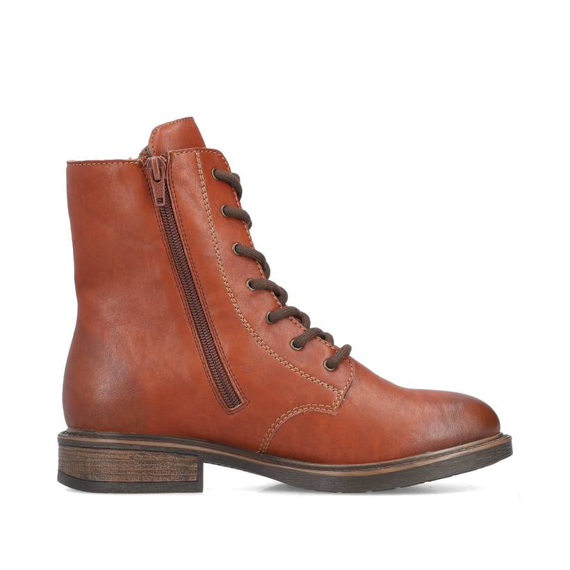 Rieker Artikelnummer 71450-24 Rieker Damen Schnürstiefel Fuchsbraun