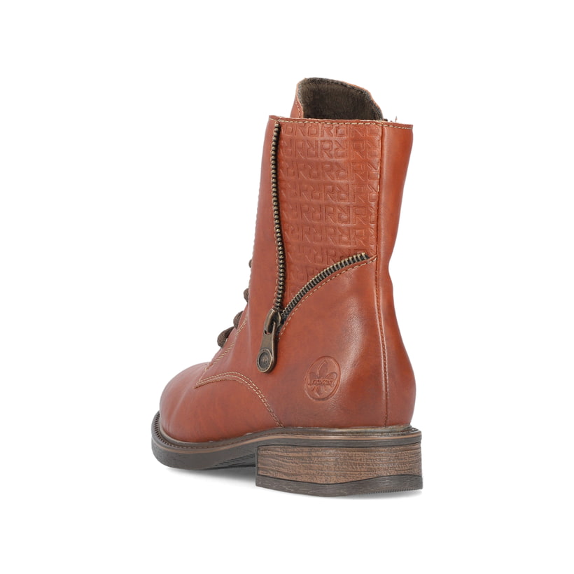Rieker Artikelnummer 71450-24 Rieker Damen Schnürstiefel Fuchsbraun