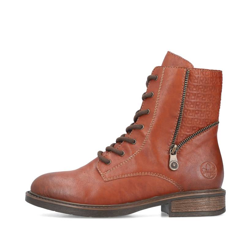 Rieker Artikelnummer 71450-24 Rieker Damen Schnürstiefel fuchsbraun