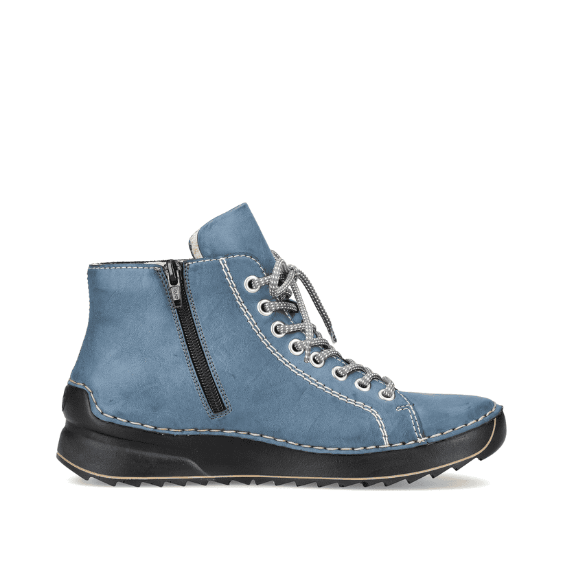 Rieker Artikelnummer 71510-14 Rieker Damen Schnürstiefel Californiablau
