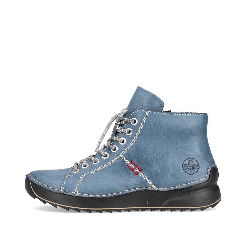 Rieker Artikelnummer 71510-14 Rieker Damen Schnürstiefel californiablau