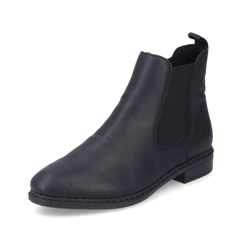 Rieker Artikelnummer 71662-00 Rieker Damen Chelsea Boots Nachtschwarz