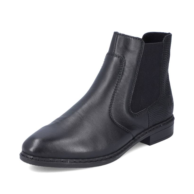 Rieker Artikelnummer 71670-00 Rieker Damen Chelsea Boots Nachtschwarz