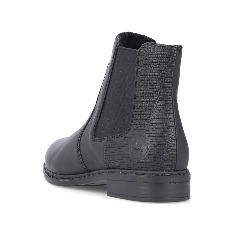 Rieker Artikelnummer 71670-00 Rieker Damen Chelsea Boots Nachtschwarz