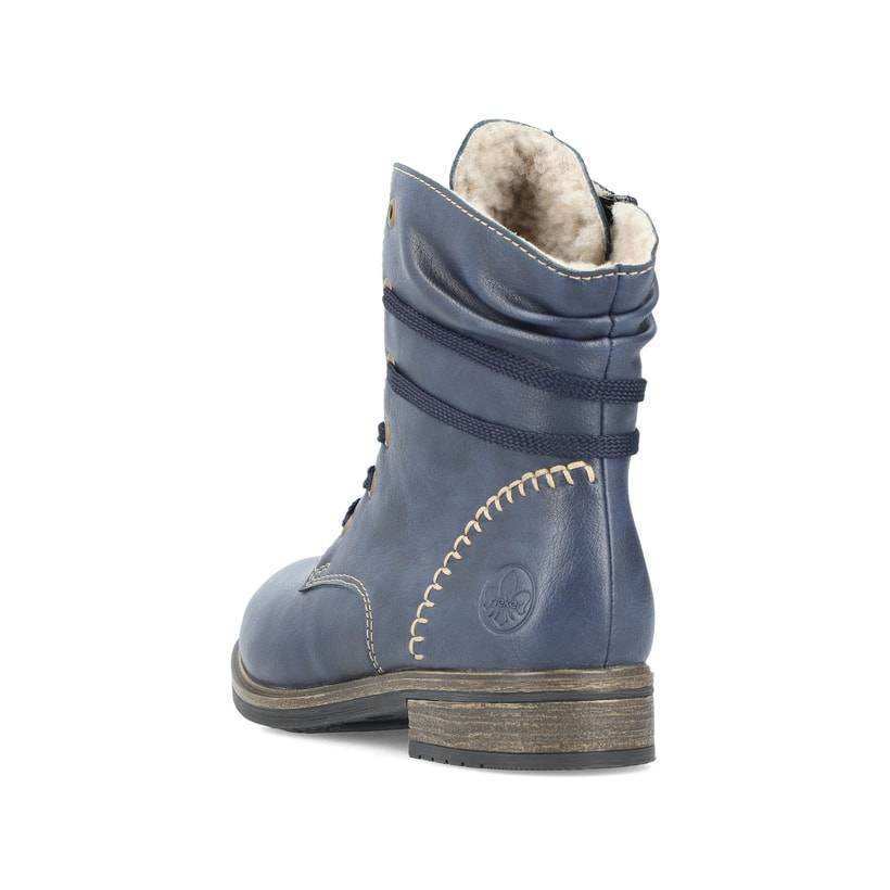 Rieker Artikelnummer 72229-14 Rieker Damen Biker Boots Ozeanblau