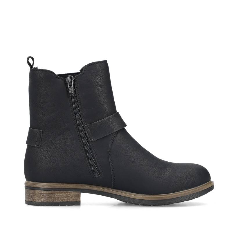 Rieker Artikelnummer 72252-00 Rieker Damen Stiefeletten Asphaltschwarz
