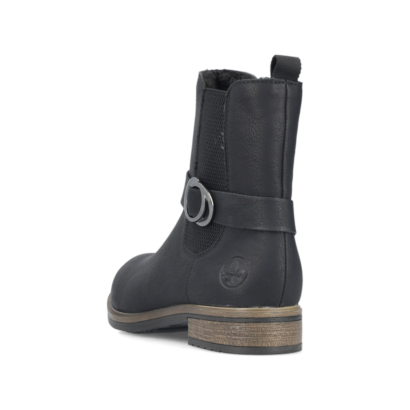 Rieker Artikelnummer 72252-00 Rieker Damen Stiefeletten Asphaltschwarz