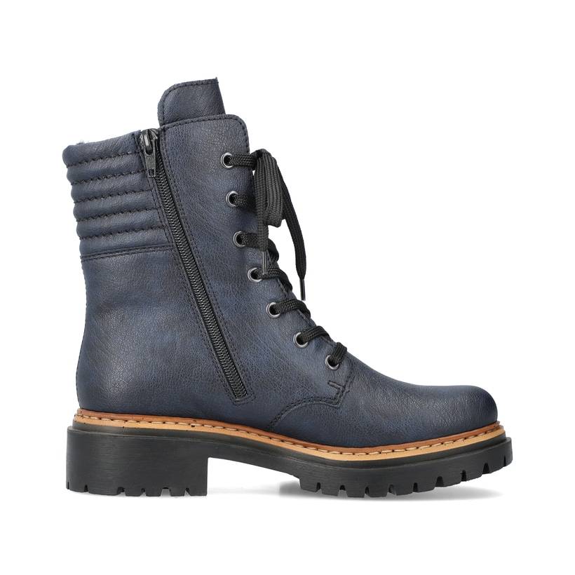 Rieker Artikelnummer 72600-14 Rieker Damen Biker Boots Pazifikblau