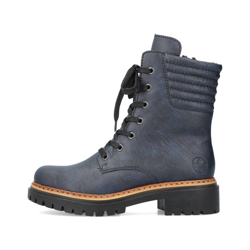 Rieker Artikelnummer 72600-14 Rieker Damen Biker Boots pazifikblau