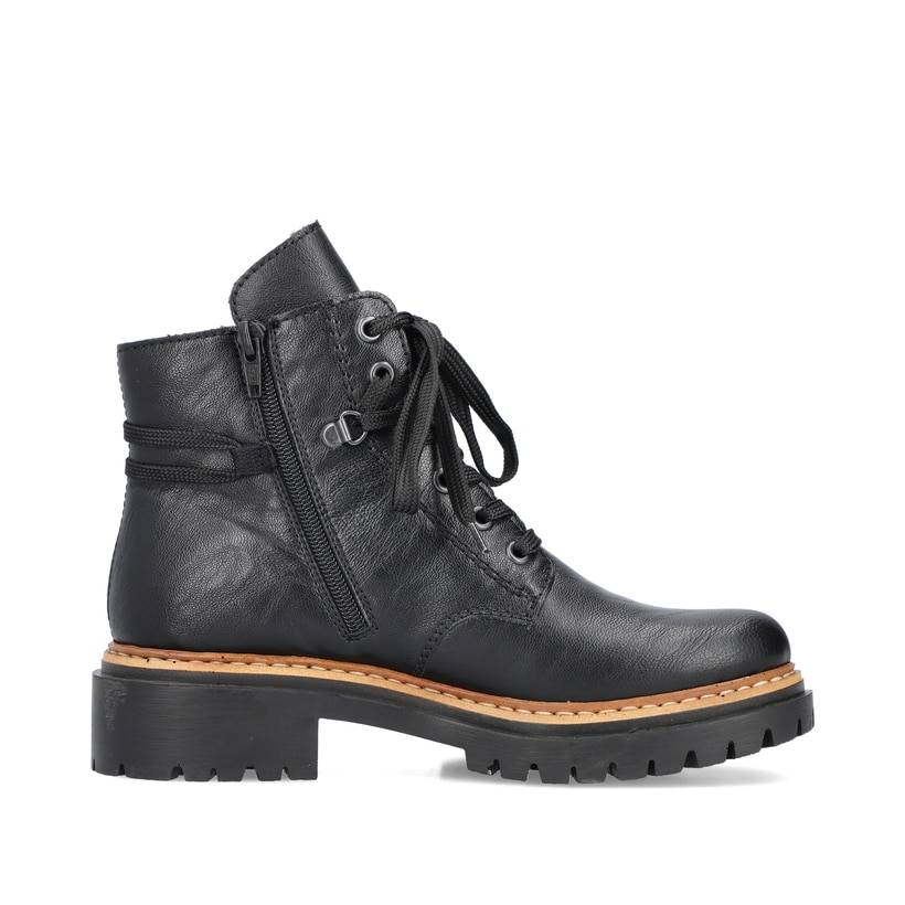 Rieker Artikelnummer 72603-00 Rieker Damen Biker Boots Nachtschwarz