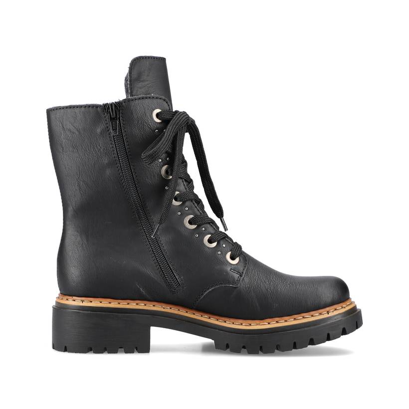 Rieker Artikelnummer 72612-00 Rieker Damen Biker Boots Graphitschwarz