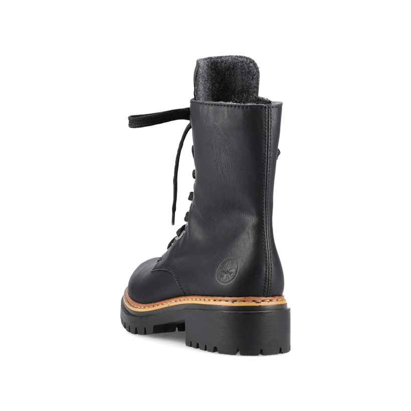 Rieker Artikelnummer 72612-00 Rieker Damen Biker Boots Graphitschwarz
