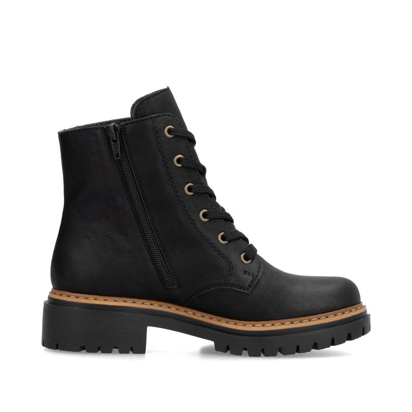 Rieker Artikelnummer 72617-00 Rieker Damen Biker Boots Nachtschwarz