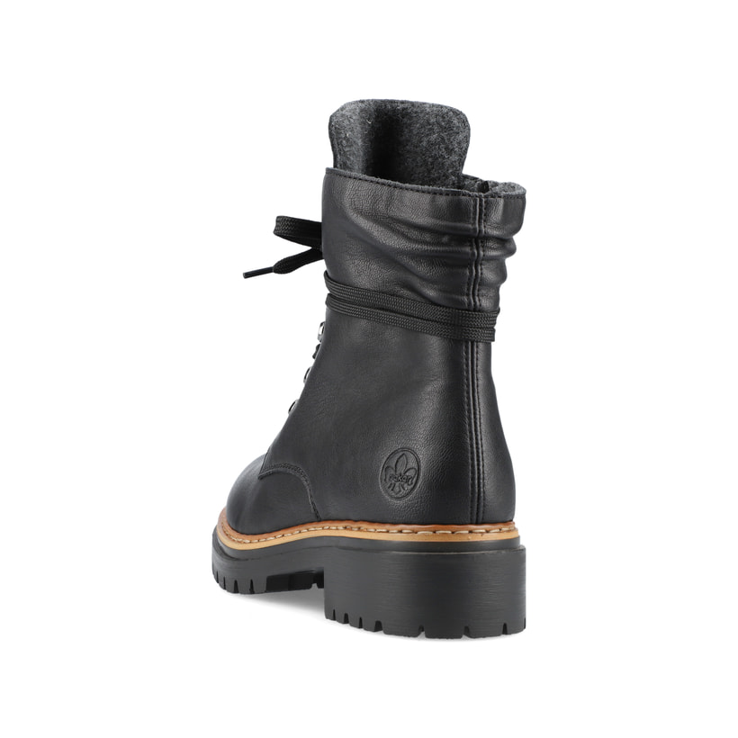 Rieker Artikelnummer 72621-00 Rieker Damen Biker Boots Tiefschwarz