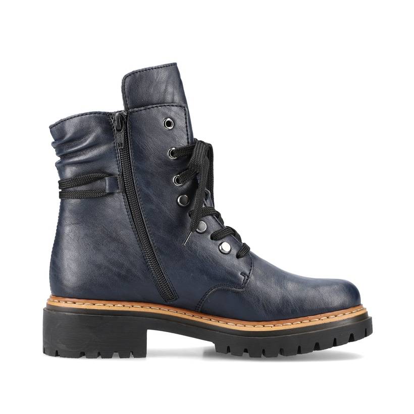 Rieker Artikelnummer 72621-14 Rieker Damen Biker Boots Königsblau