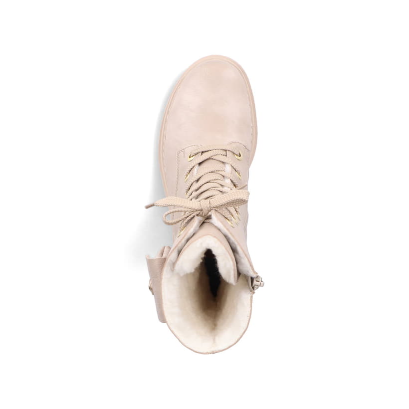 Rieker Artikelnummer 72622-62 Rieker Damen Biker Boots Cremebeige