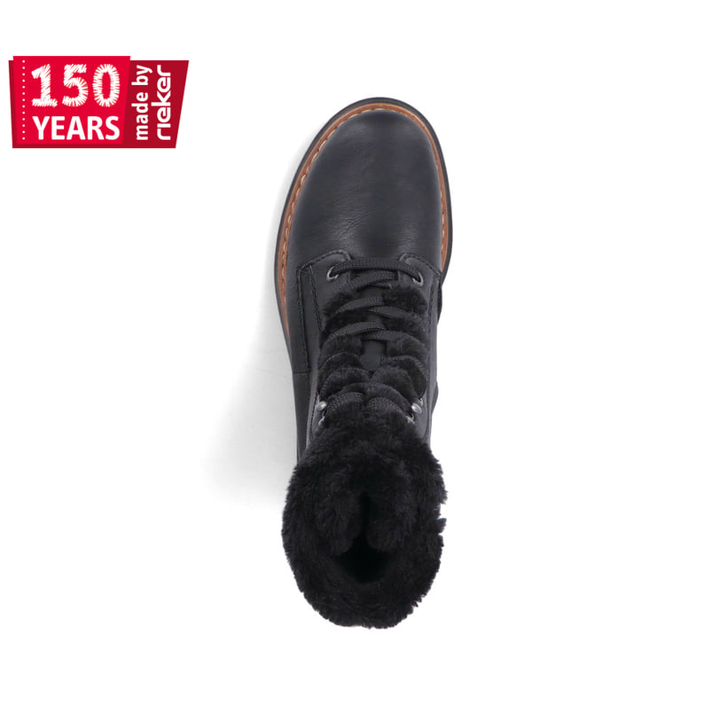 Rieker Artikelnummer 72625-00 Rieker Damen Biker Boots Stahlschwarz