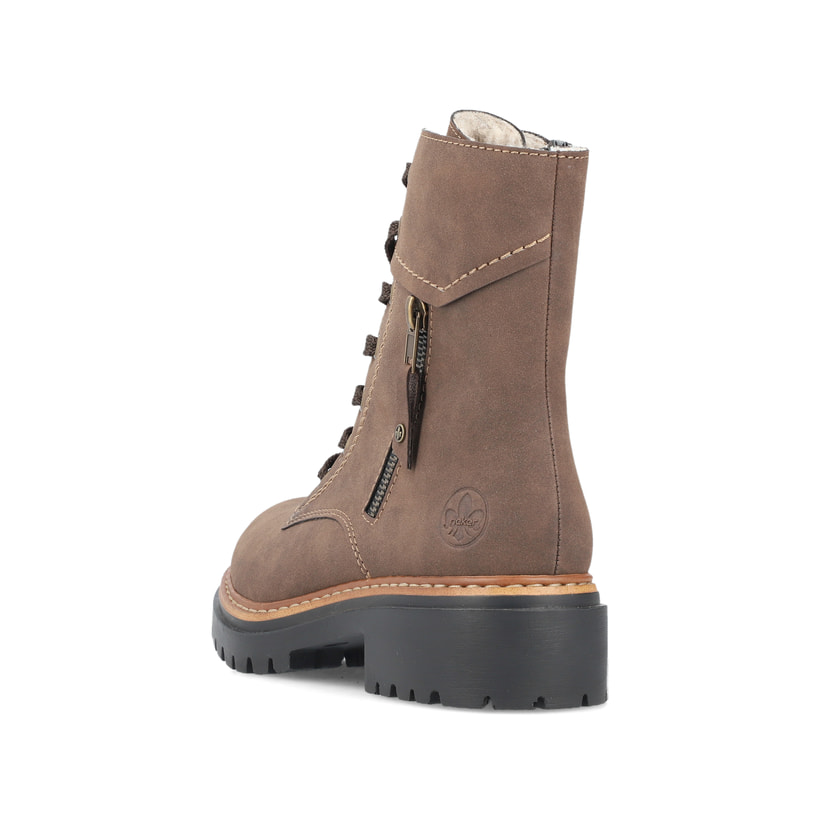 Rieker Artikelnummer 72626-25 Rieker Damen Biker Boots Holzbraun