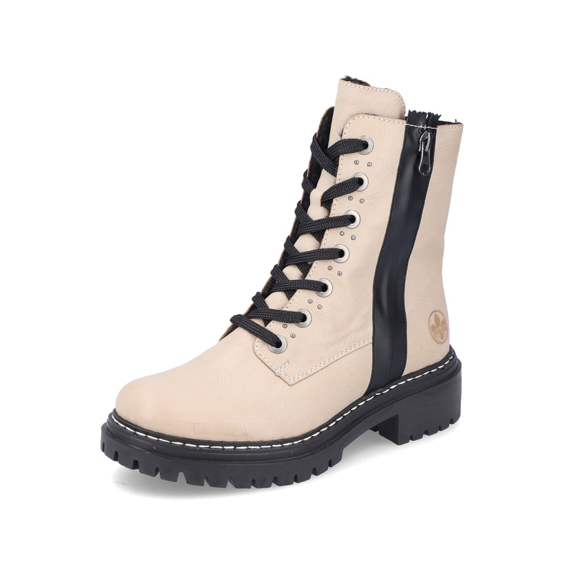 Rieker Artikelnummer 72634-60 Rieker Damen Biker Boots Vanillebeige