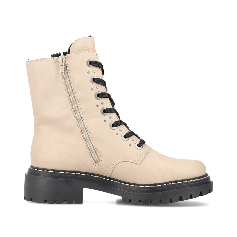 Rieker Artikelnummer 72634-60 Rieker Damen Biker Boots Vanillebeige