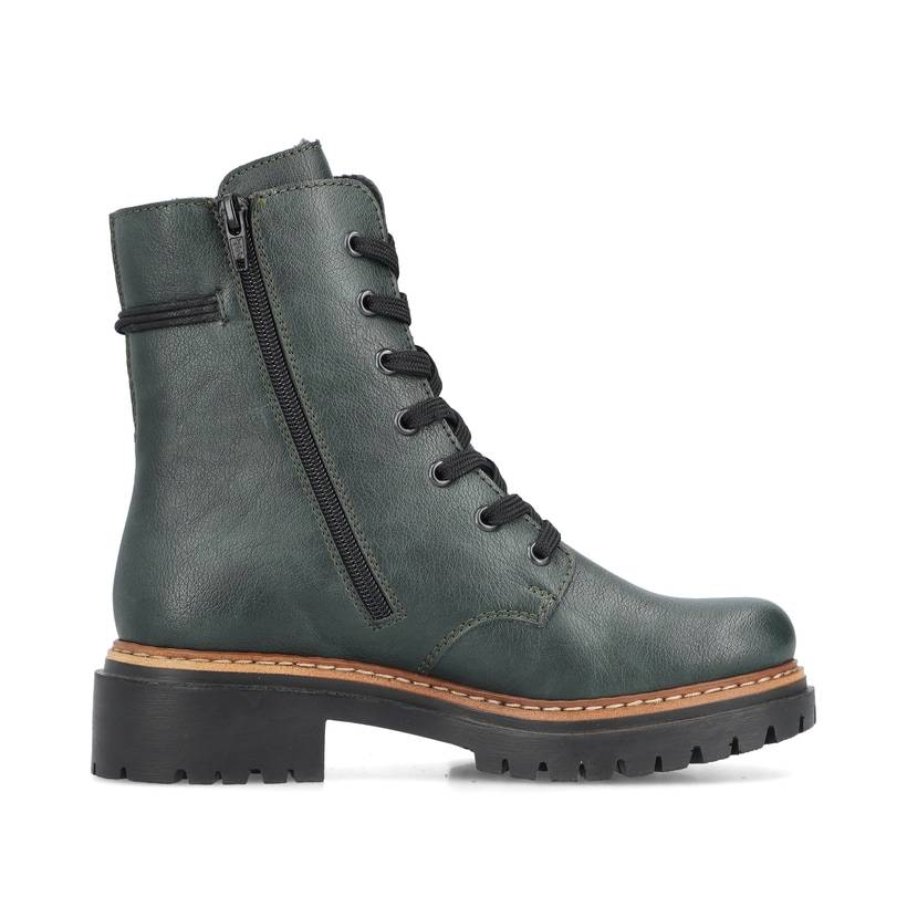 Rieker Artikelnummer 72637-54 Rieker Damen Biker Boots Graugrün