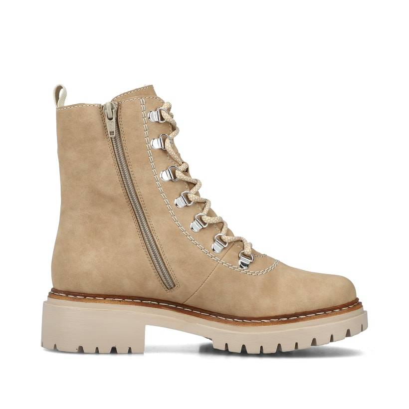 Rieker Artikelnummer 72643-60 Rieker Damen Schnürstiefel Braunbeige