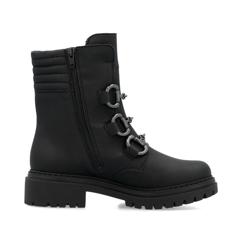 Rieker Artikelnummer 72650-01 Rieker Damen Stiefeletten Tiefschwarz