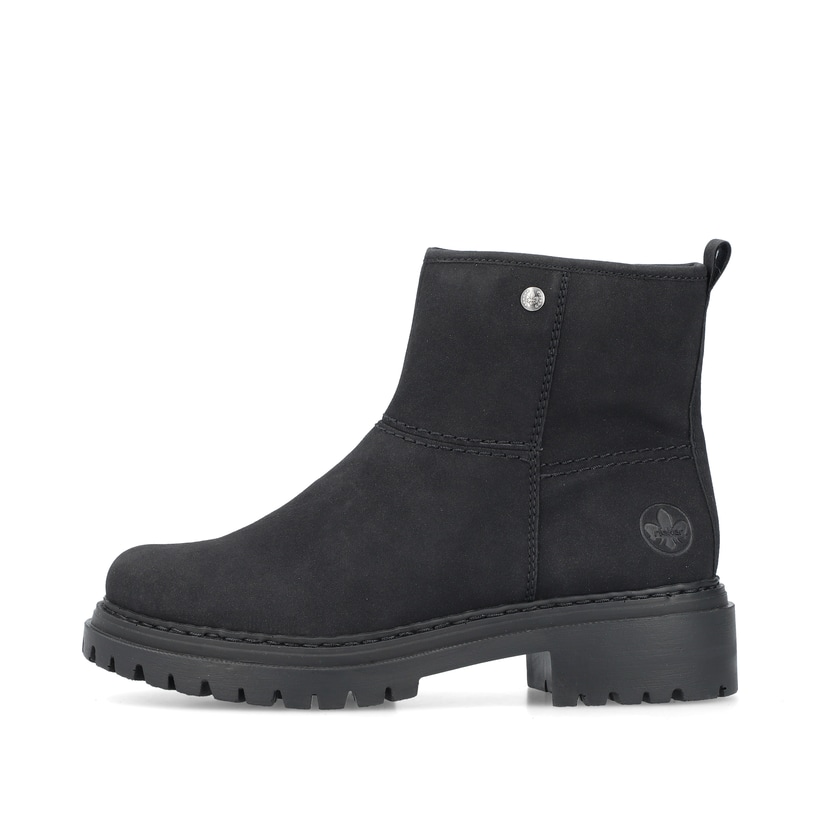 Rieker Artikelnummer 72671-00 Rieker Damen Kurzstiefel Tiefschwarz