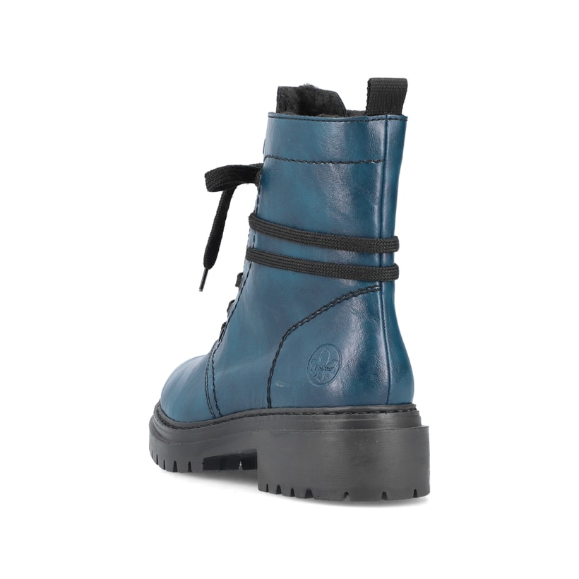 Rieker Artikelnummer 72675-12 Rieker Damen Biker Boots Cyanblau