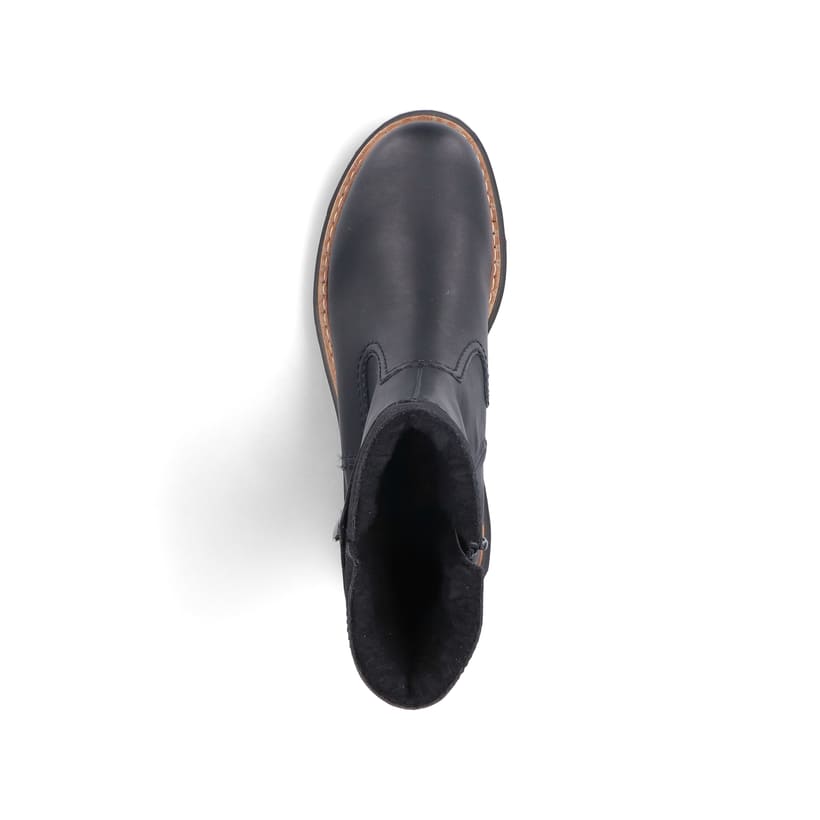 Rieker Artikelnummer 72680-00 Rieker Damen Kurzstiefel Asphaltschwarz