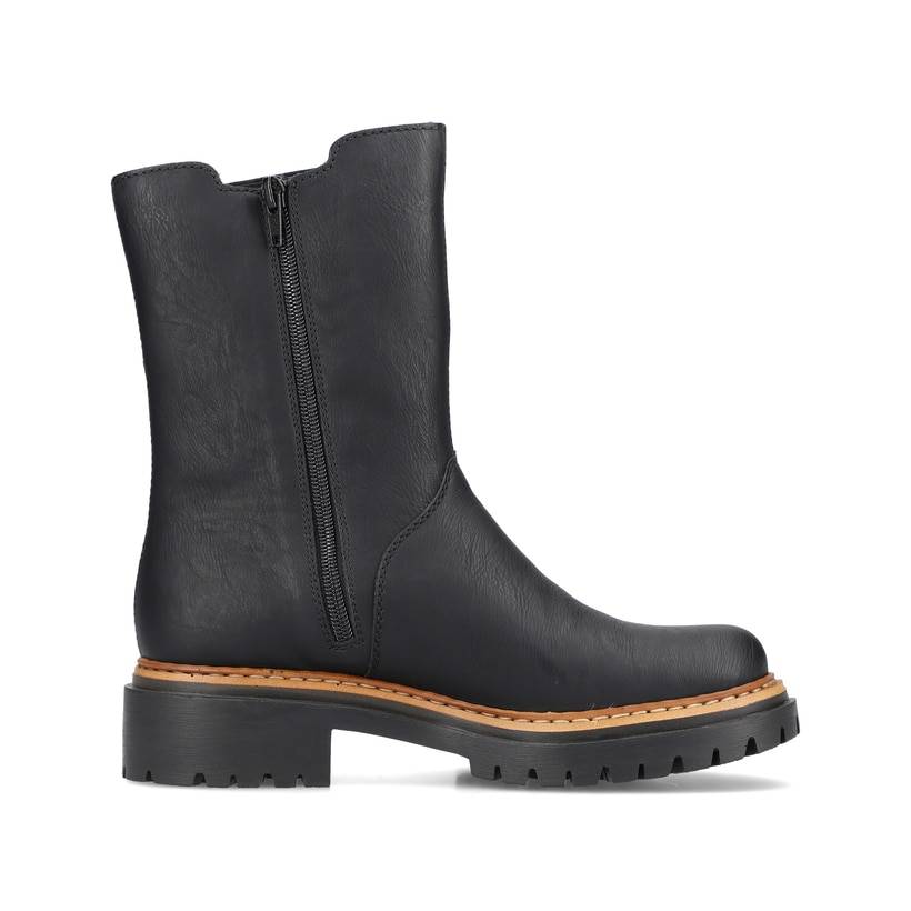Rieker Artikelnummer 72683-00 Rieker Damen Chelsea Boots Nachtschwarz
