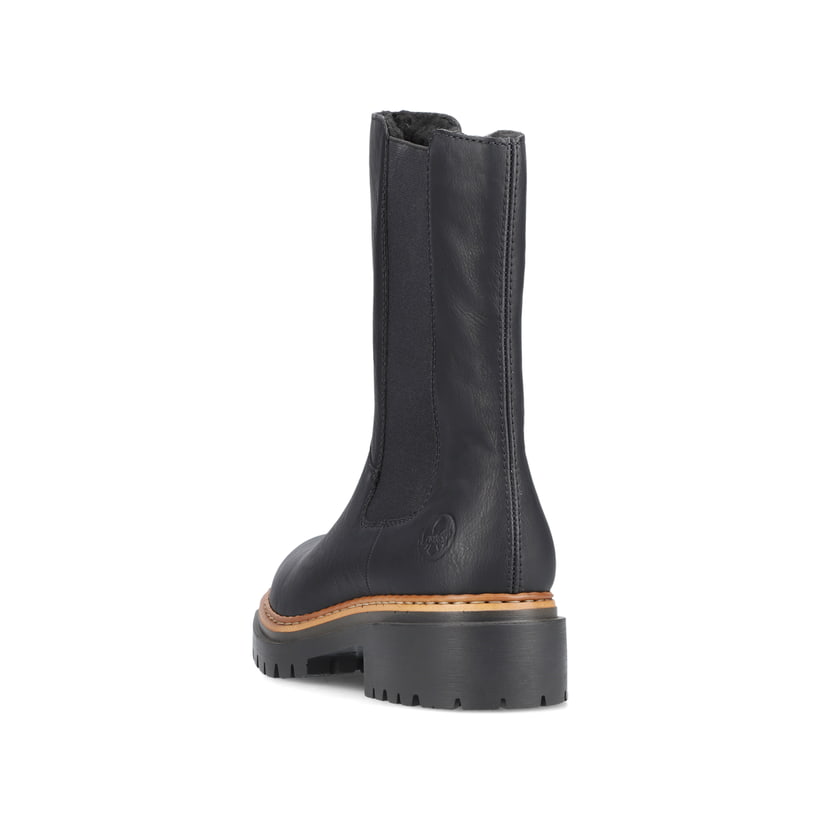 Rieker Artikelnummer 72683-00 Rieker Damen Chelsea Boots Nachtschwarz