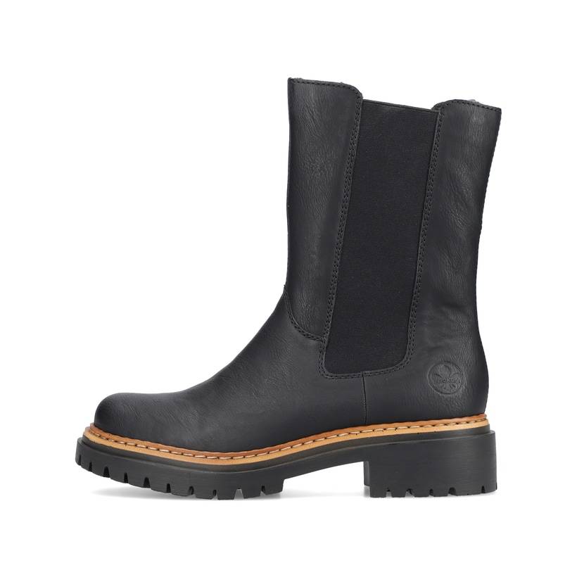 Rieker Artikelnummer 72683-00 Rieker Damen Chelsea Boots nachtschwarz