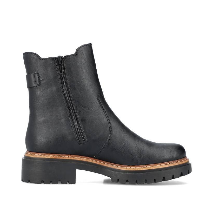 Rieker Artikelnummer 72690-00 Rieker Damen Chelsea Boots Asphaltschwarz