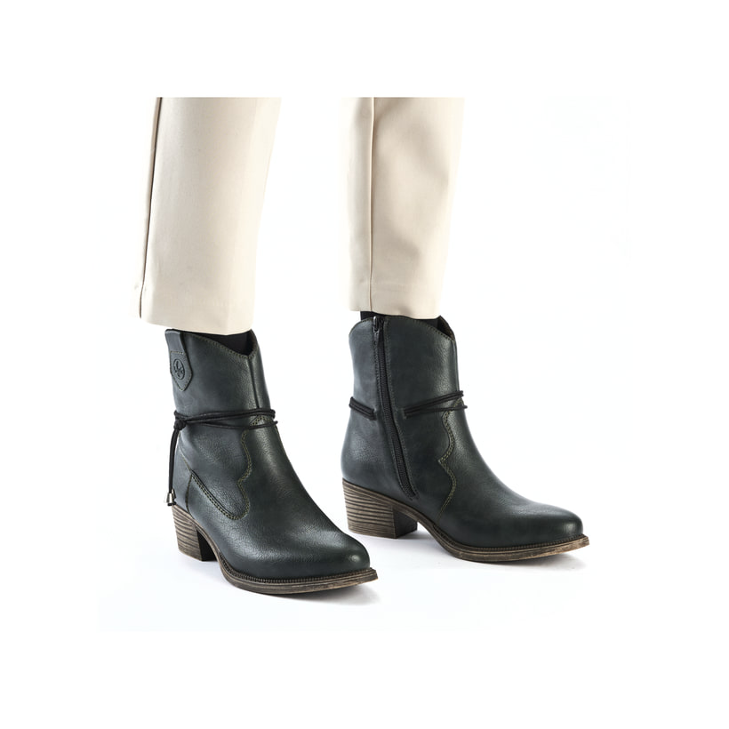 Rieker Artikelnummer 73158-54 Rieker Damen Stiefeletten Blaugrün