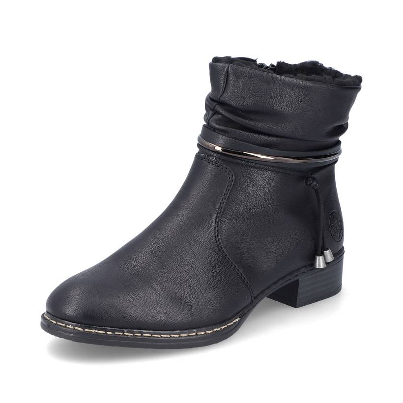Rieker Artikelnummer 73456-00 Rieker Damen Stiefeletten Nachtschwarz