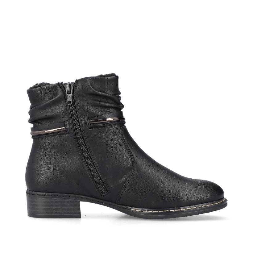 Rieker Artikelnummer 73456-00 Rieker Damen Stiefeletten Nachtschwarz
