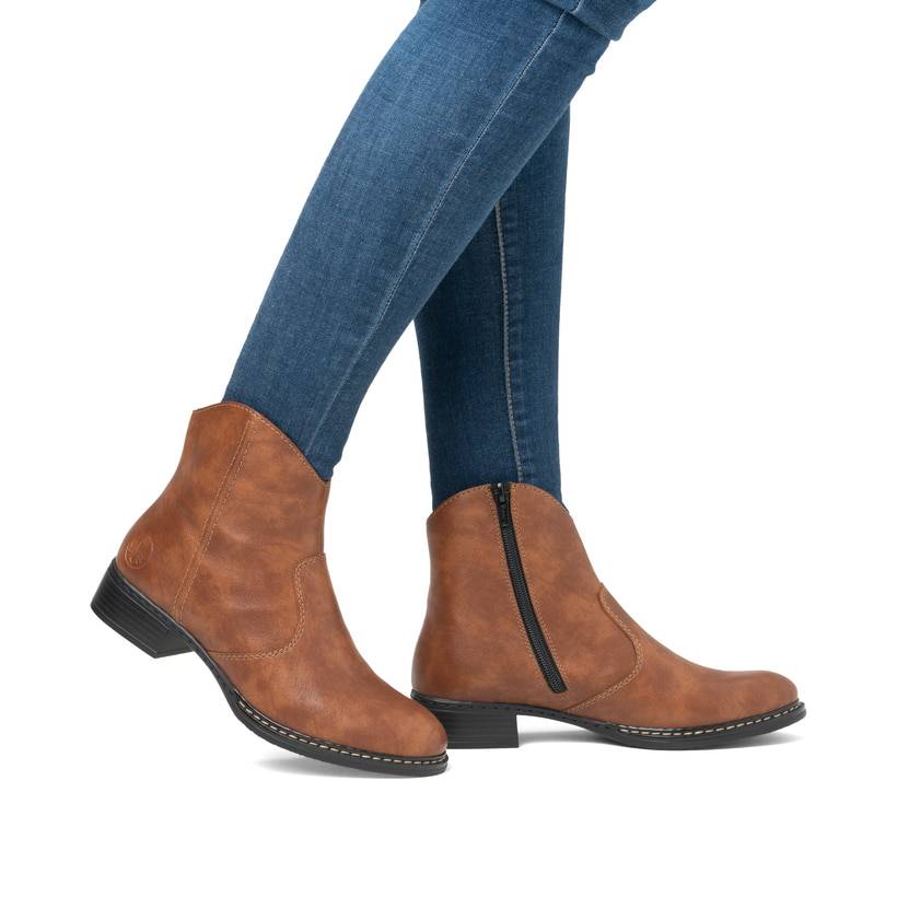 Rieker Artikelnummer 73467-24 Rieker Damen Kurzstiefel Noisette
