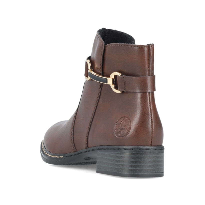 Rieker Artikelnummer 73487-25 Rieker Damen Stiefeletten Schokobraun
